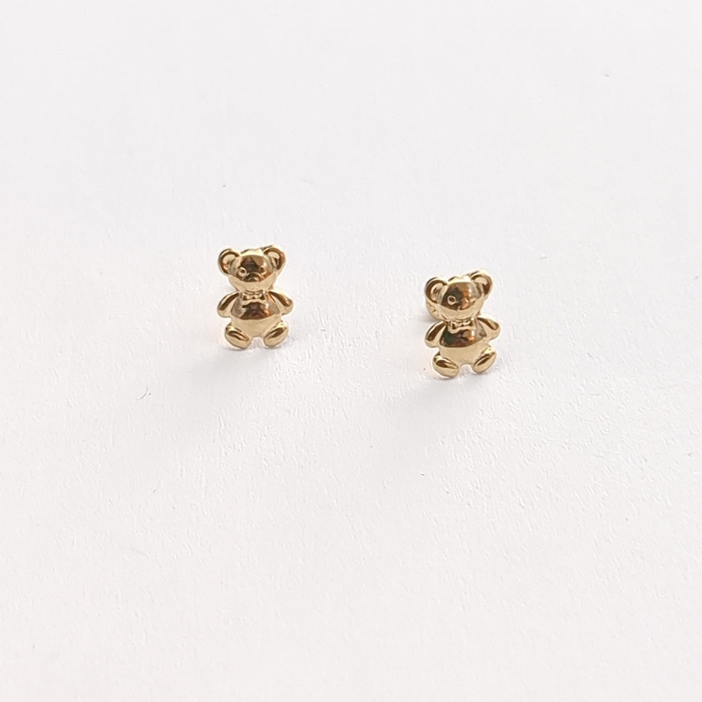 BROQUELES BROQUEL FIG OSO 14K 0.2592 GR (NUEVO)