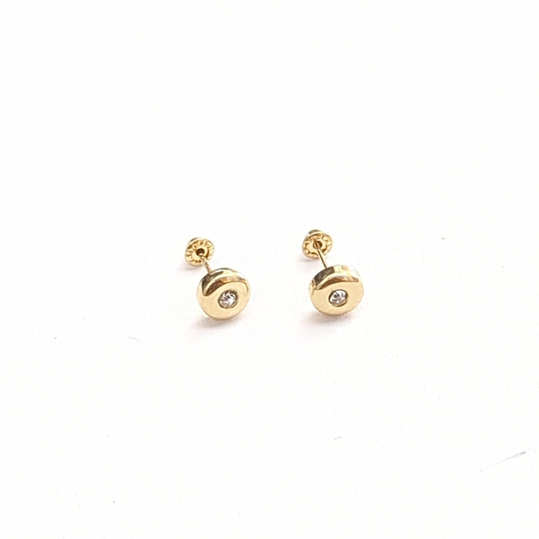 BROQUELES BROQUEL C CIRCONIA 14K 0.27 GR (NUEVO)