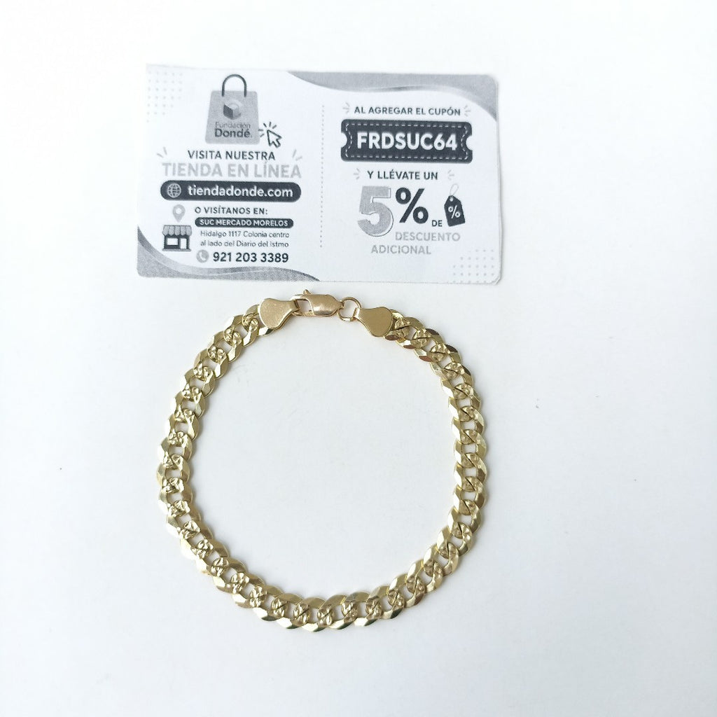 PULSERA BARBADA 14K 21 CM 19.6 GR (NUEVO)