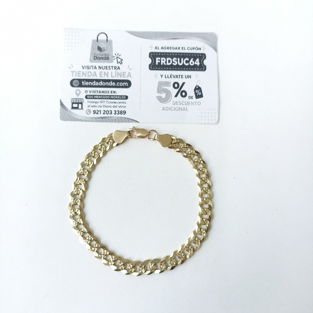 PULSERA BARBADA 14K 21 CM 19.6 GR (NUEVO)