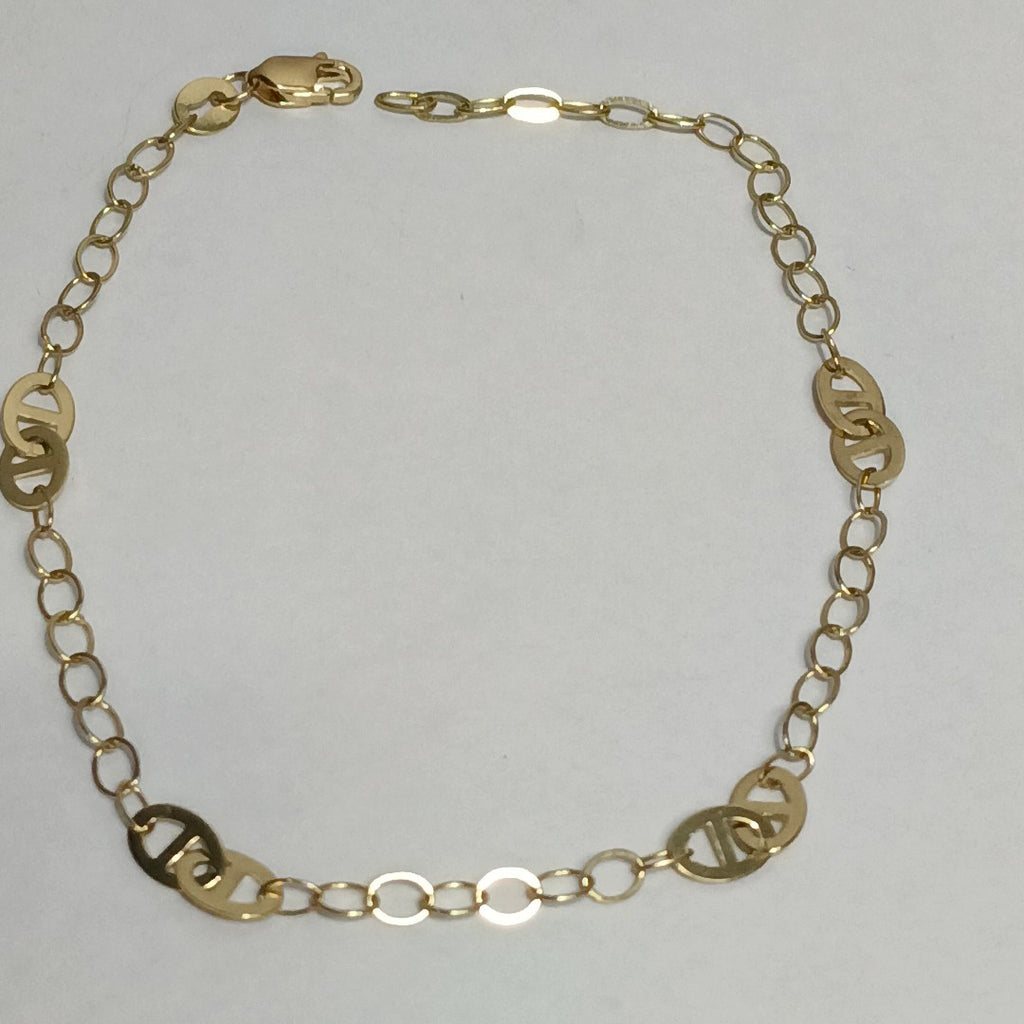 PULSERA ESPECIAL 14K 21 CM 1.8 GR (NUEVO)