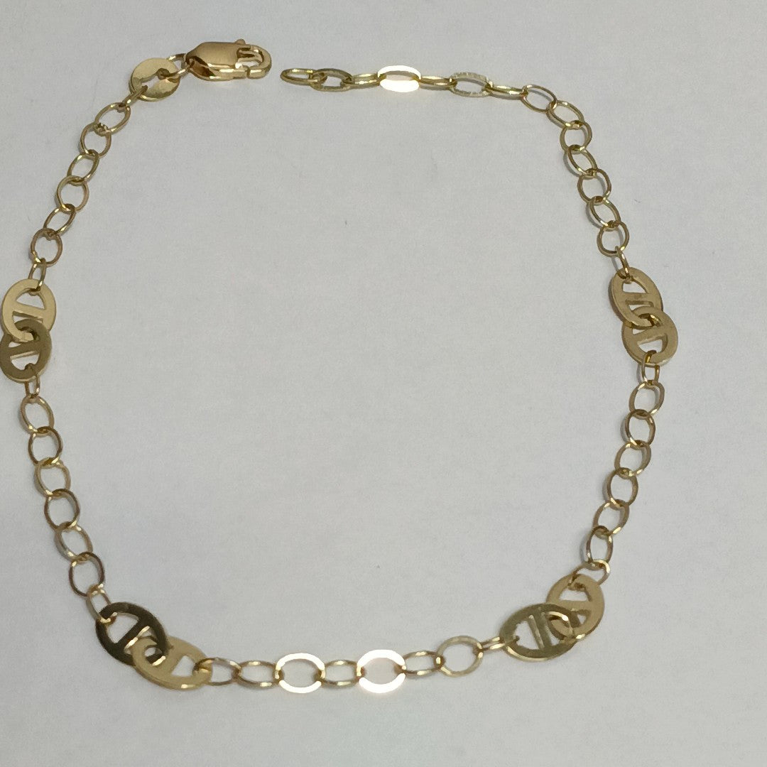 PULSERA ESPECIAL 14K 21 CM 1.8 GR (NUEVO)