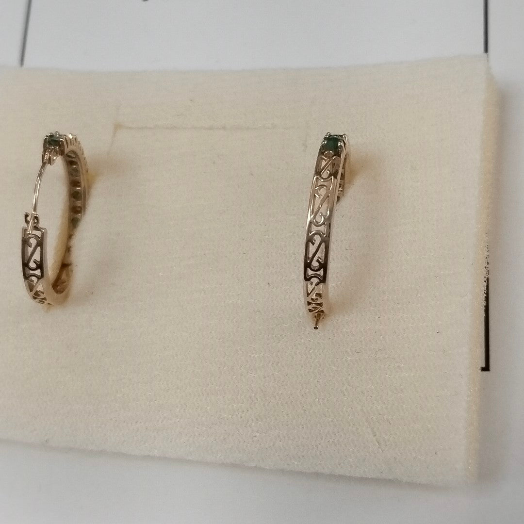 ARRACADAS PAR ORO 14 K 4.1 GRMS (SEMINUEVO)