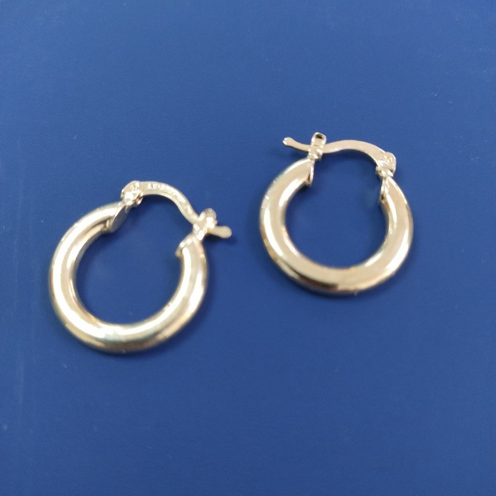 ARETES ARRACADAS 14K 1.5 GR (NUEVO)