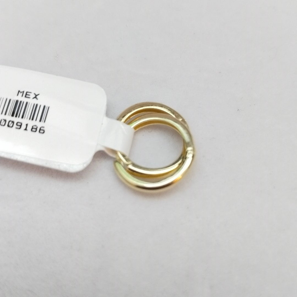 ARETES HUGGIES LISAS 14K 1.6 GR (NUEVO)