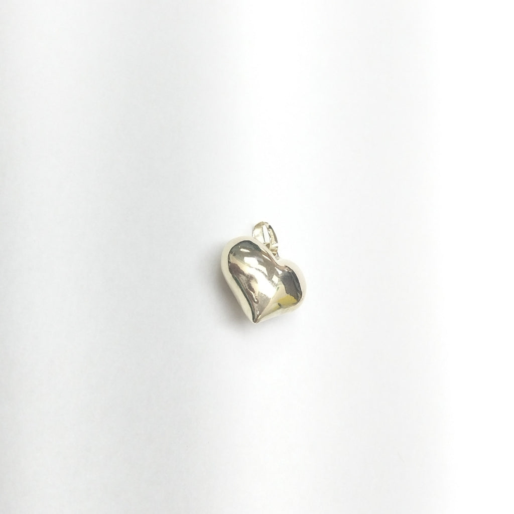 DIJE TEJIDO CORAZON LISO 14K 1.1 GR (NUEVO)