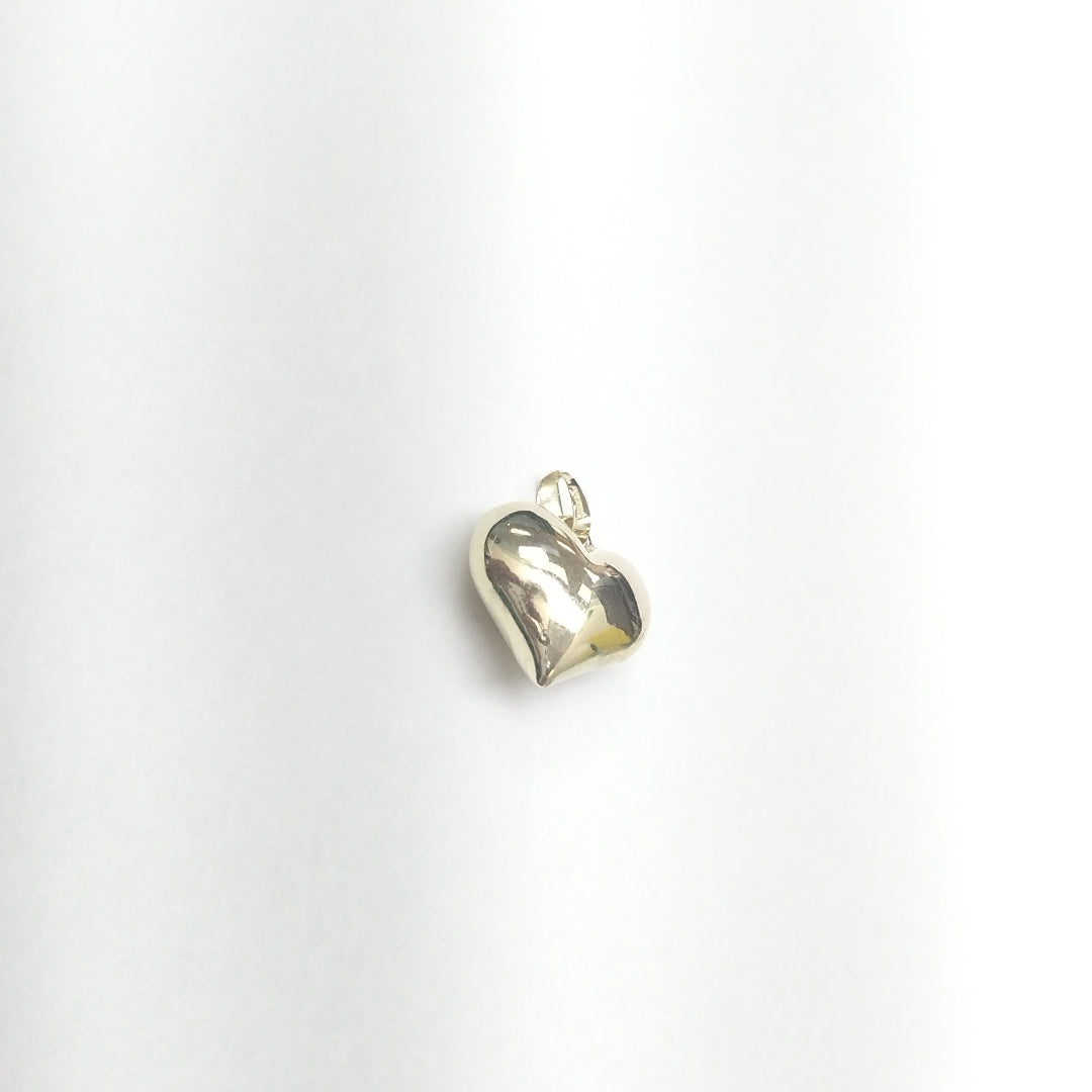 DIJE TEJIDO CORAZON LISO 14K 1.1 GR (NUEVO)
