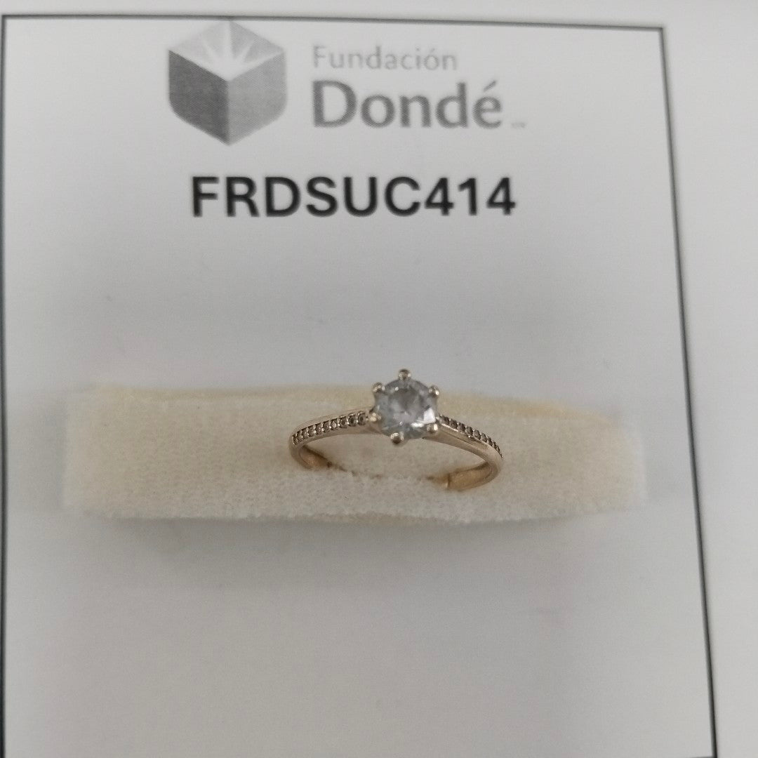 SOLITARIO ORO 14 K 1.6 GRMS (SEMINUEVO)