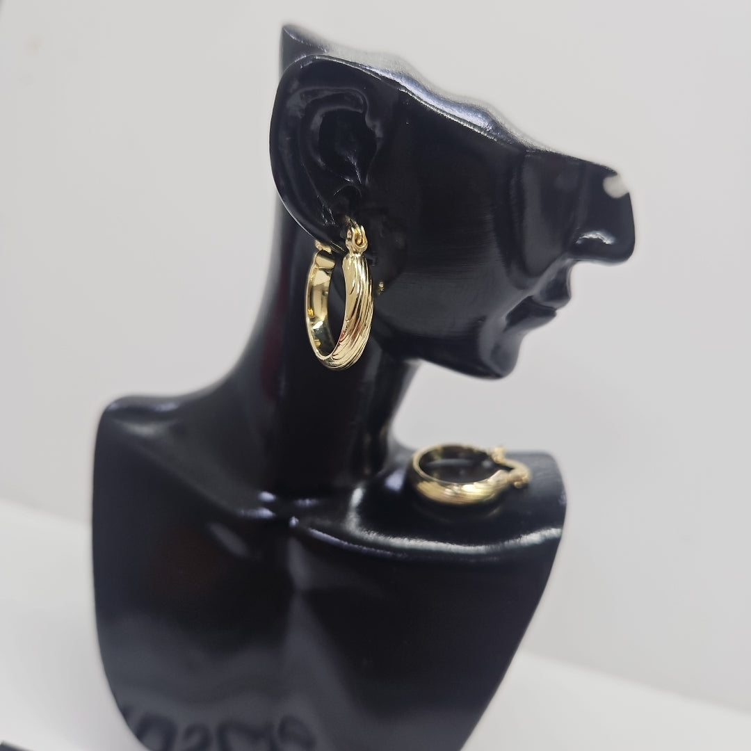 ARETES ARRACADA ASTRIADA 14K 1.6 GR (NUEVO)