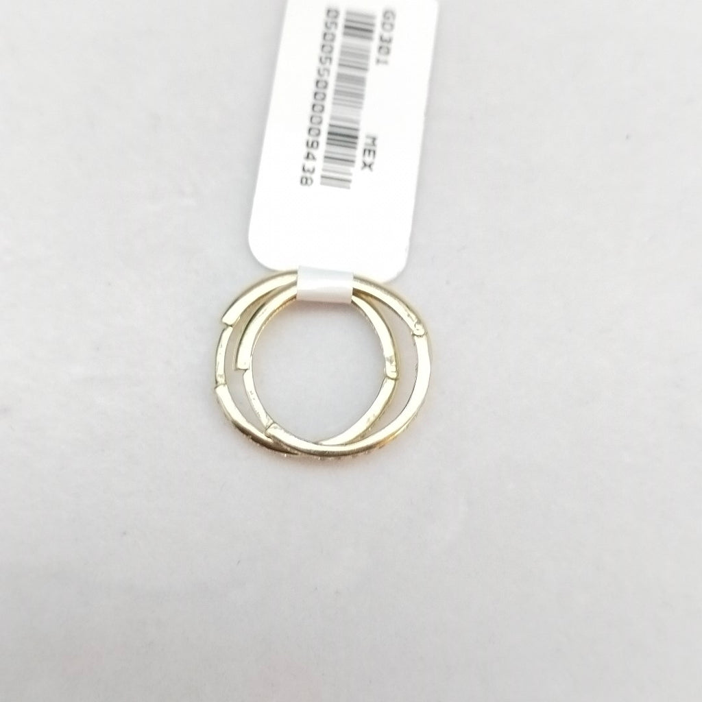 ARETES ARRACADAS C CIRCONIAS 14K 2 GR (NUEVO)