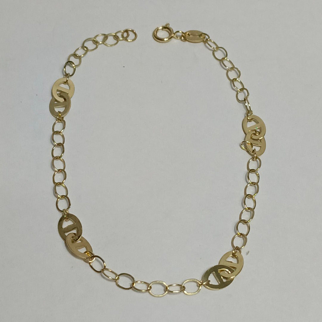PULSERA ESPECIAL 14K 18 CM 1.5 GR (NUEVO)