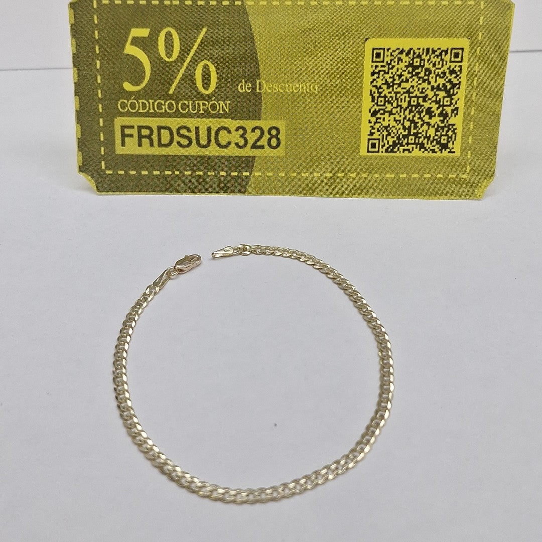 PULSERA BARBADA 14K 21 CM 3.9 GR (NUEVO)