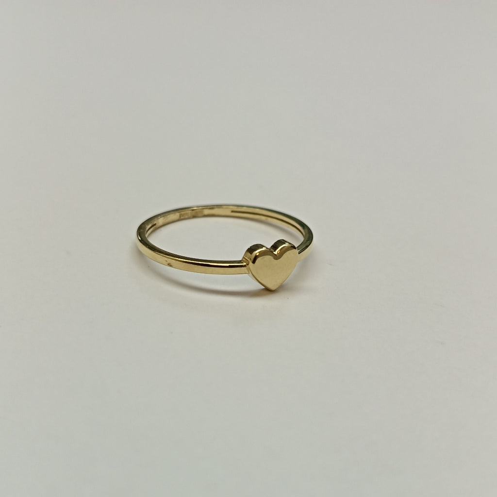 ANILLOS ANILLITO FIG CORAZON 10K TALLA 9 1.1 GR (NUEVO)