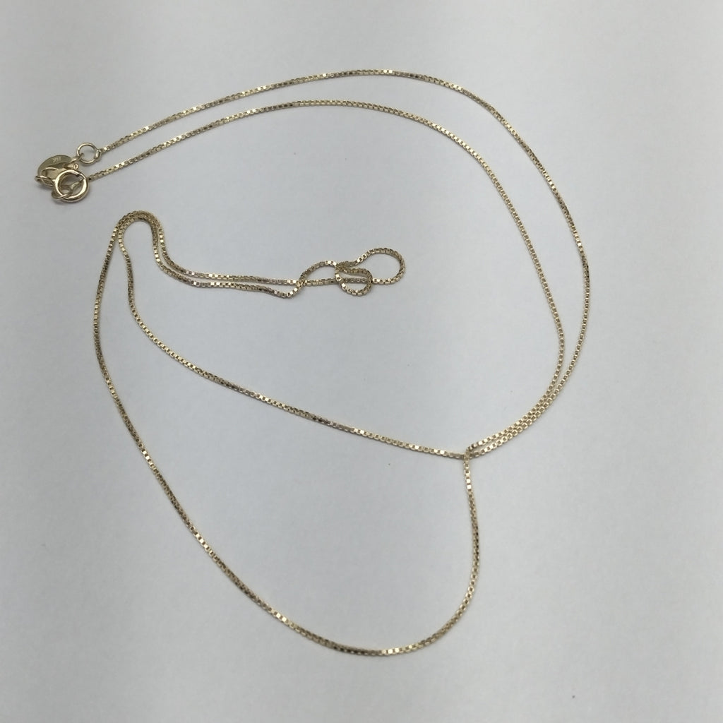 CADENA VENECIANO 14K 55 CM 1.7 GR (NUEVO)