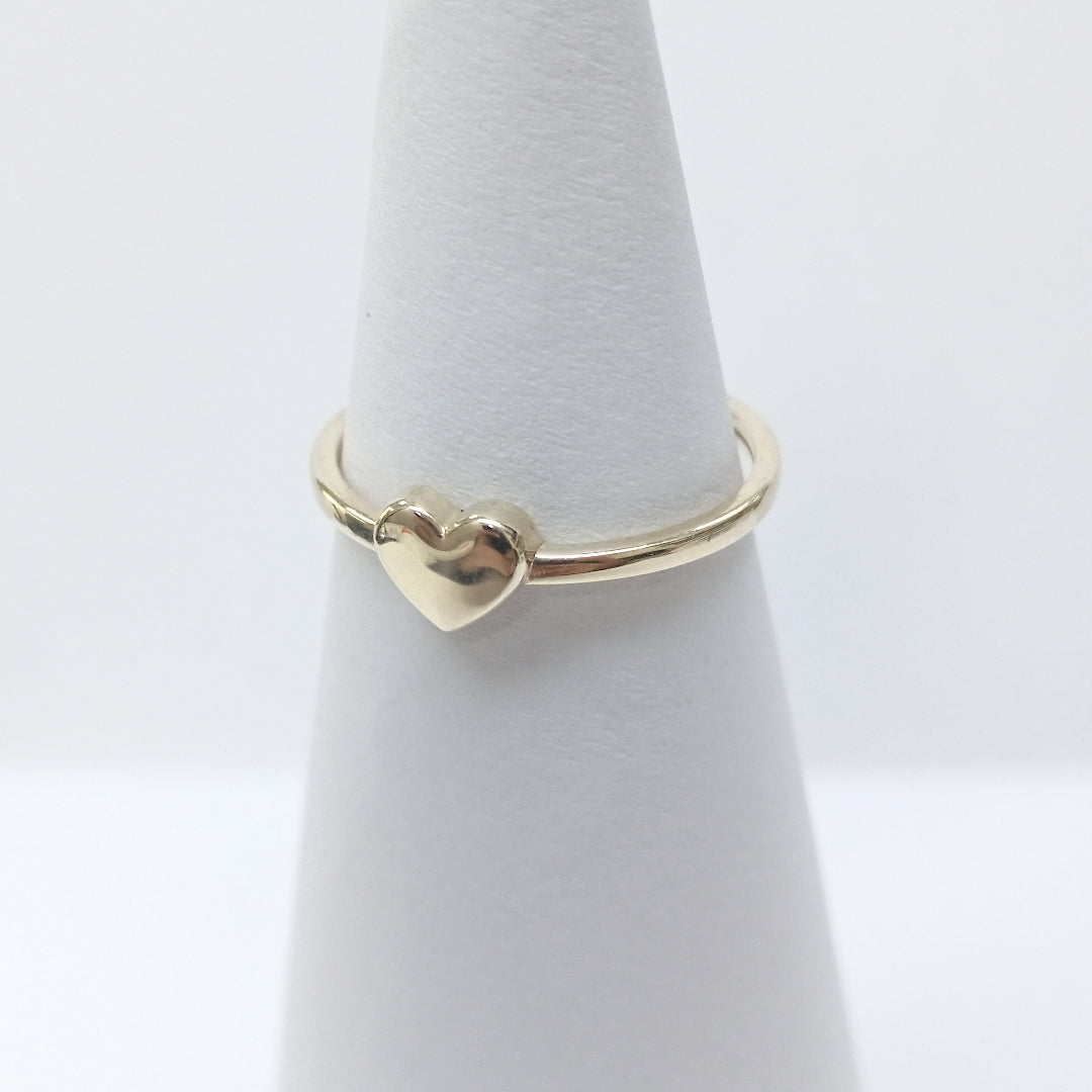 ANILLOS ANILLITO FIG CORAZON 10K TALLA 7 1.1 GR (NUEVO)