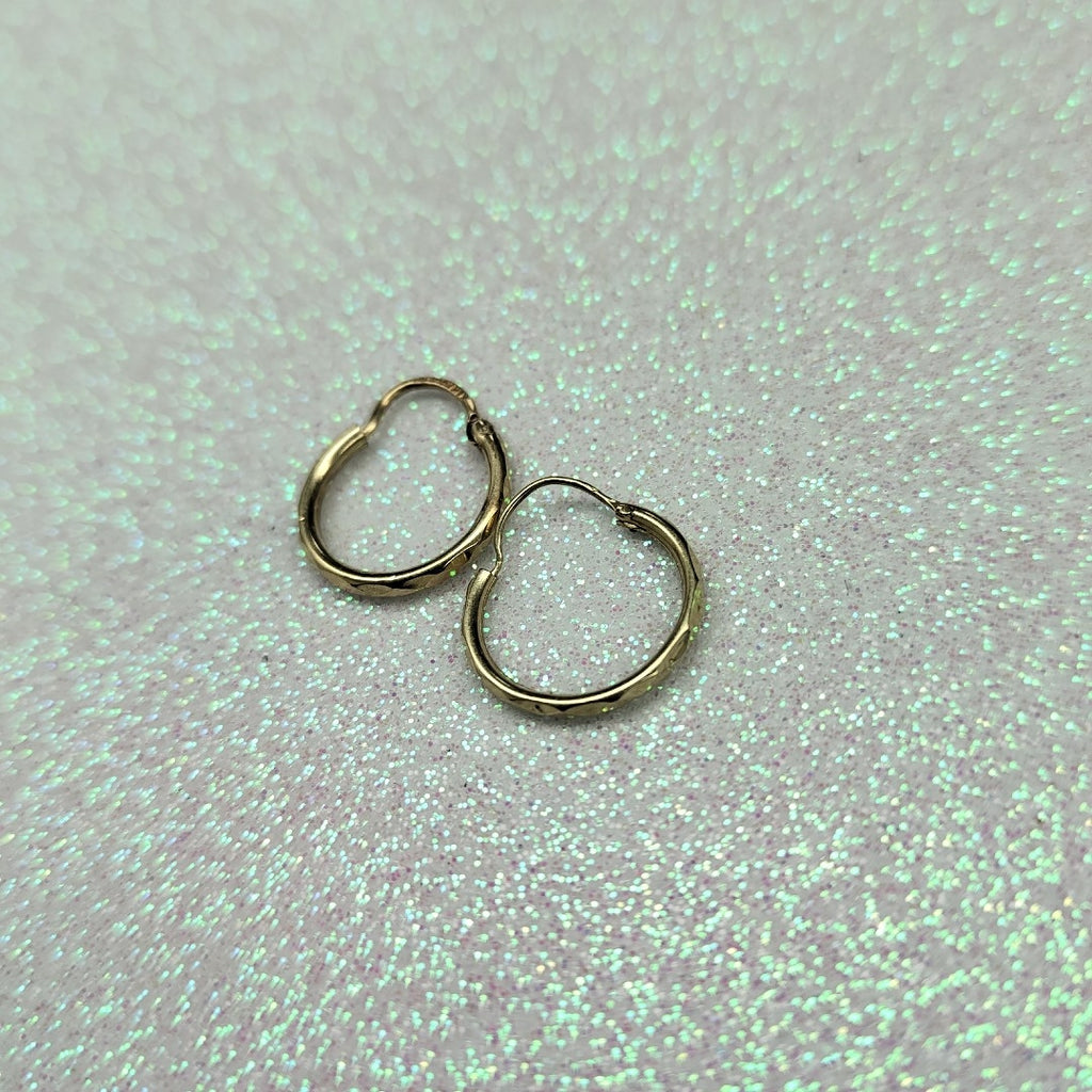 ARRACADAS PAR ORO 10 K 0,80 GRMS (SEMINUEVO)