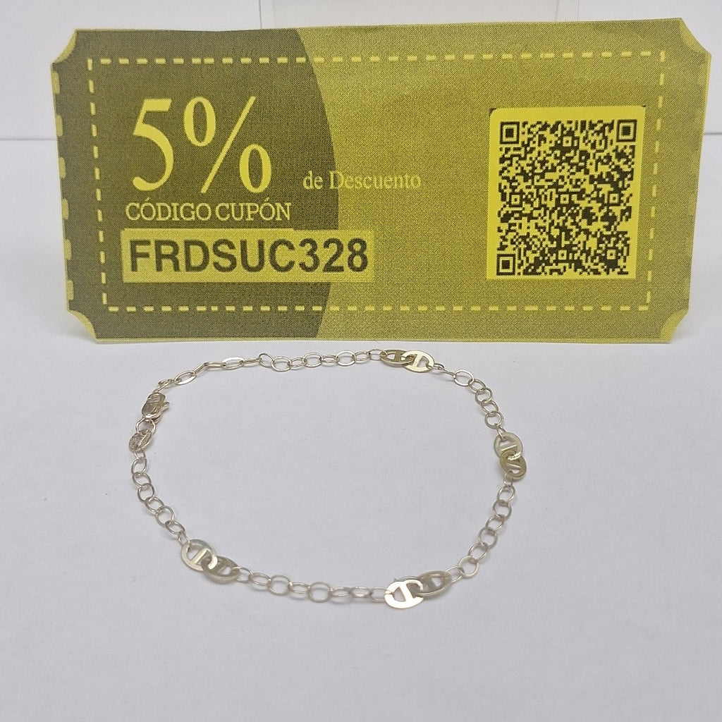 PULSERA ESPECIAL 14K 21 CM 1.9 GR (NUEVO)