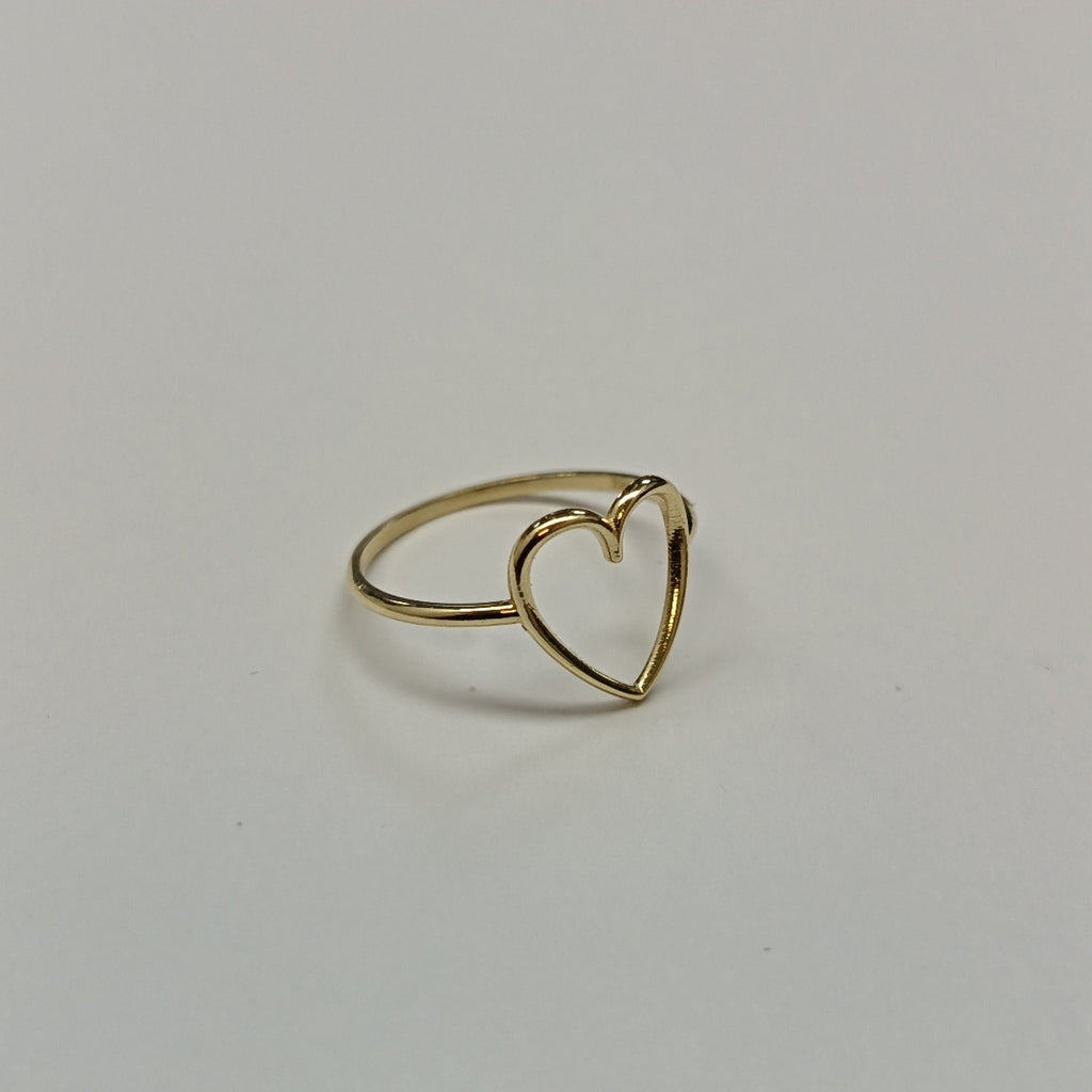 ANILLOS ANILLITO FIG CORAZON 10K TALLA 7 0.8 GR (NUEVO)