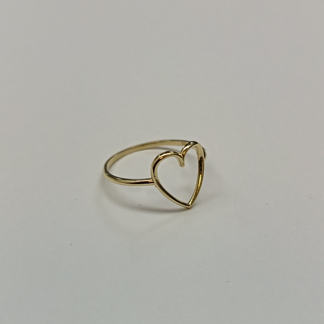 ANILLOS ANILLITO FIG CORAZON 10K TALLA 7 0.8 GR (NUEVO)