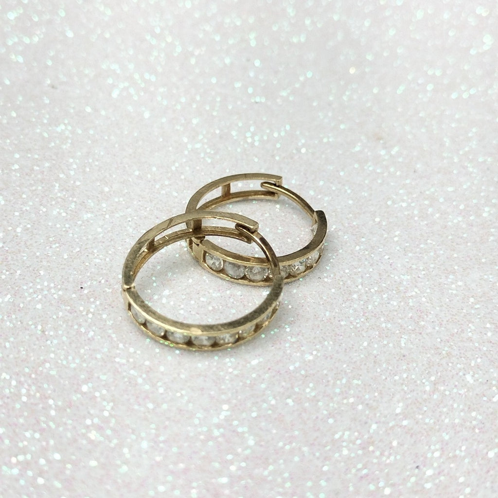 ARRACADAS PAR ORO 14 K 2,40 GRMS (SEMINUEVO)