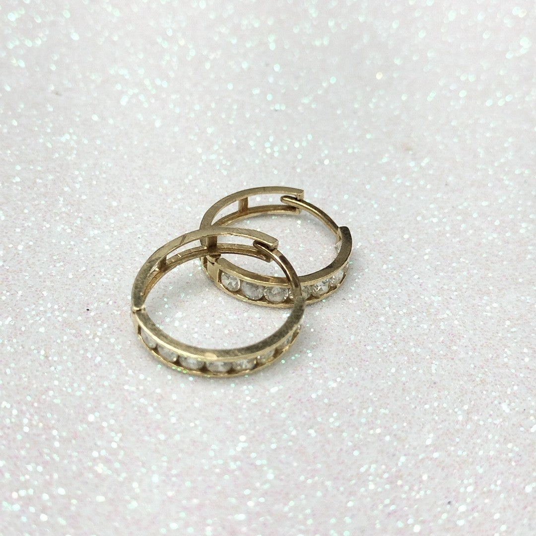 ARRACADAS PAR ORO 14 K 2,40 GRMS (SEMINUEVO)