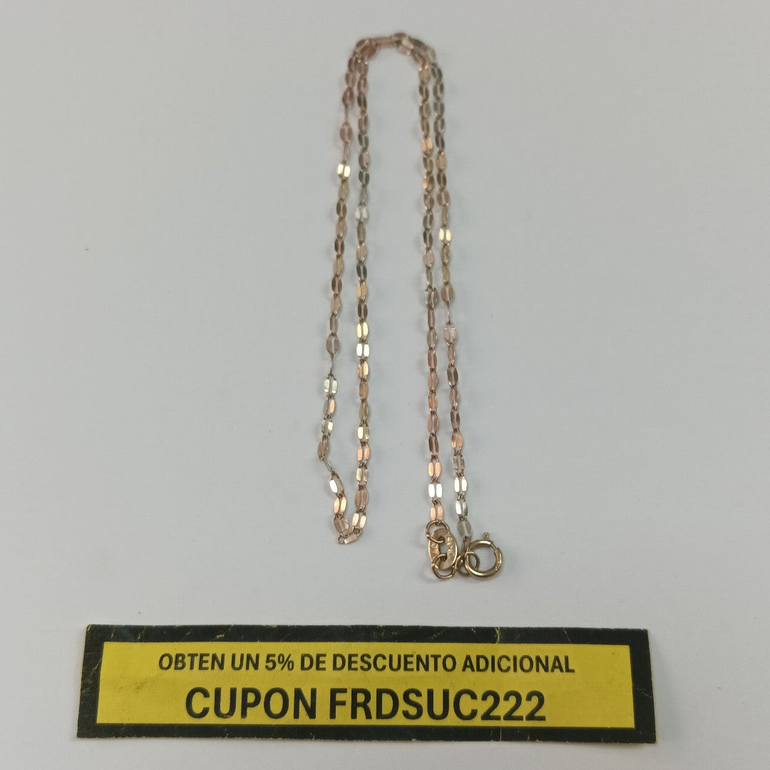 CADENA ORO 10 K 0,80 GRMS (SEMINUEVO)