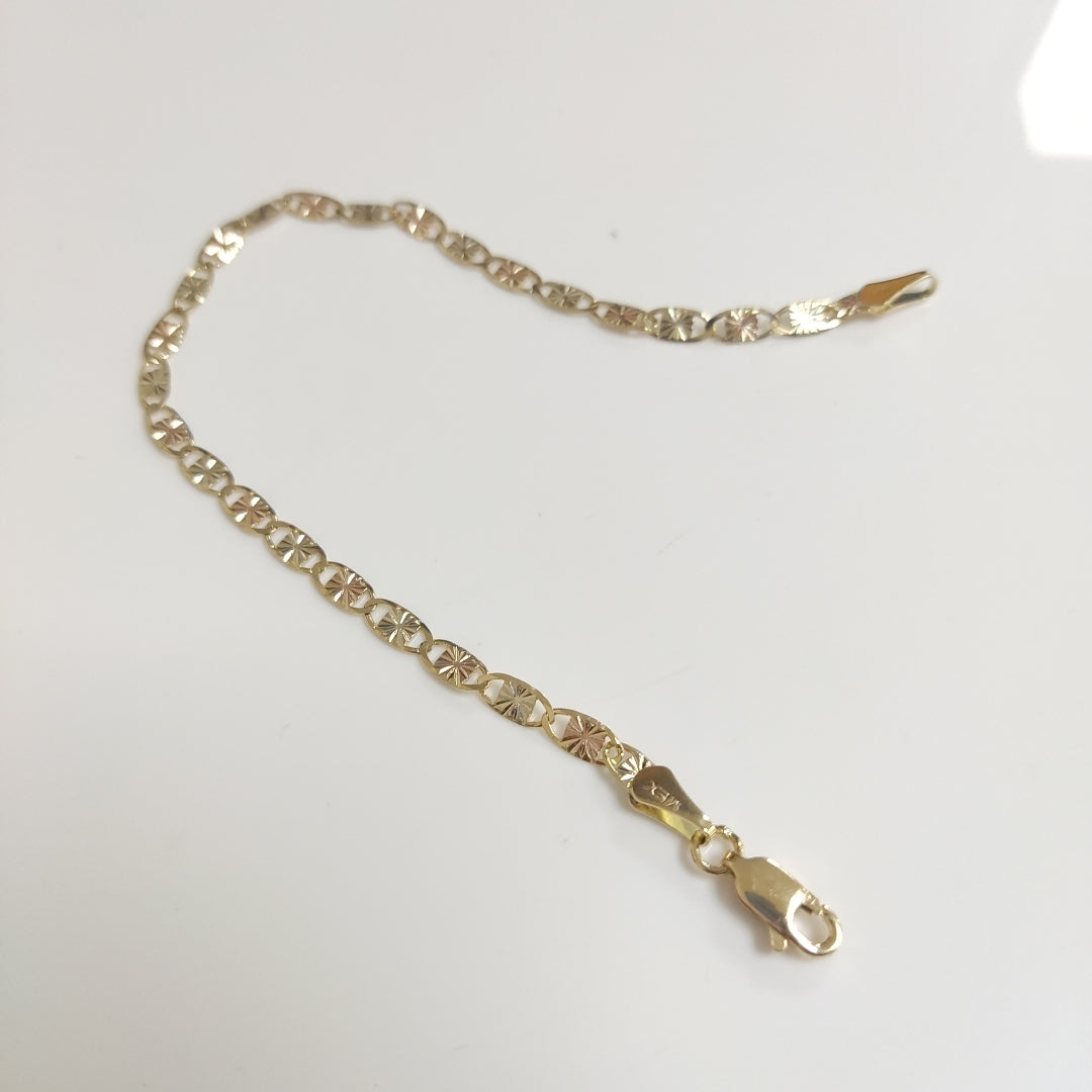 PULSERA GUCHI 14K 18 CM 2.8 GR (NUEVO)