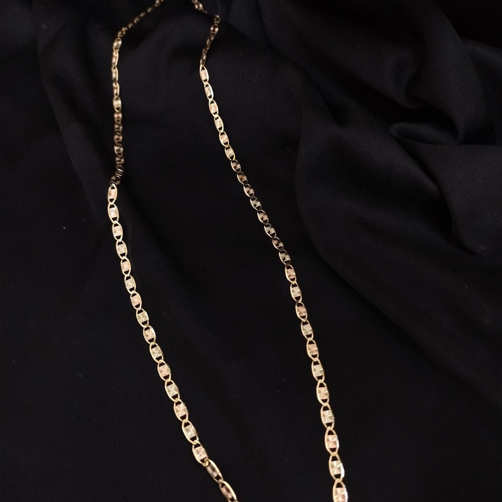 CADENA ORO COMBINADO 10 K 6.8 GRMS (SEMINUEVO)