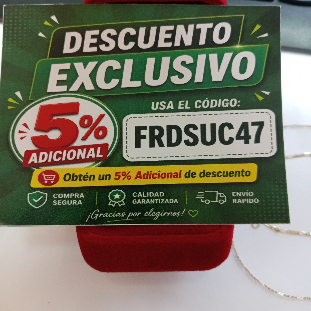 CADENA ORO 10 K 1.5 GRMS (SEMINUEVO)