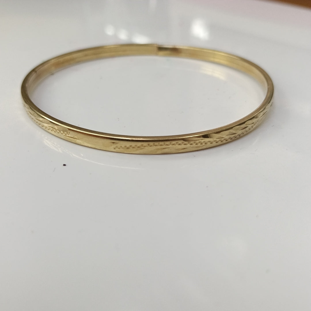 PULSERA RIGIDA ORO 10 K 5,00 GRMS (SEMINUEVO)