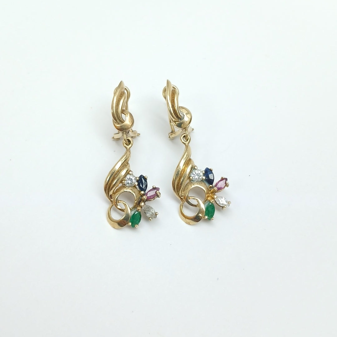 ARETES PAR ORO 10 K 4.6 GRMS (SEMINUEVO)