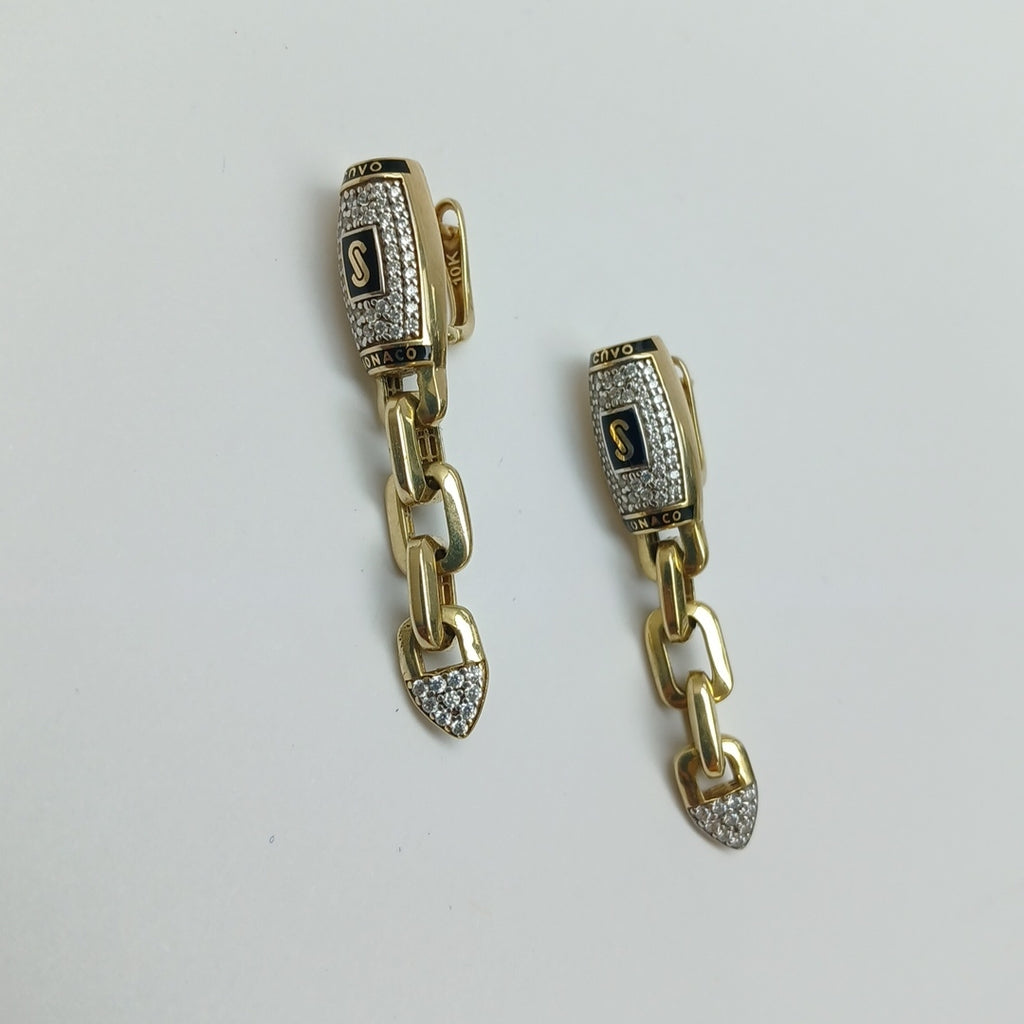 ARETES PAR ORO 10 K 5.2 GRMS (SEMINUEVO)