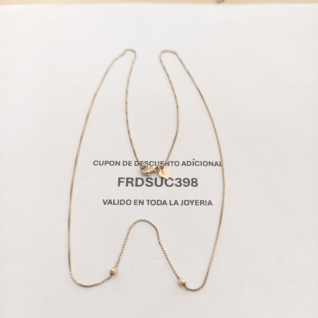 CADENA ORO 14 K 2,20 GRMS (SEMINUEVO)