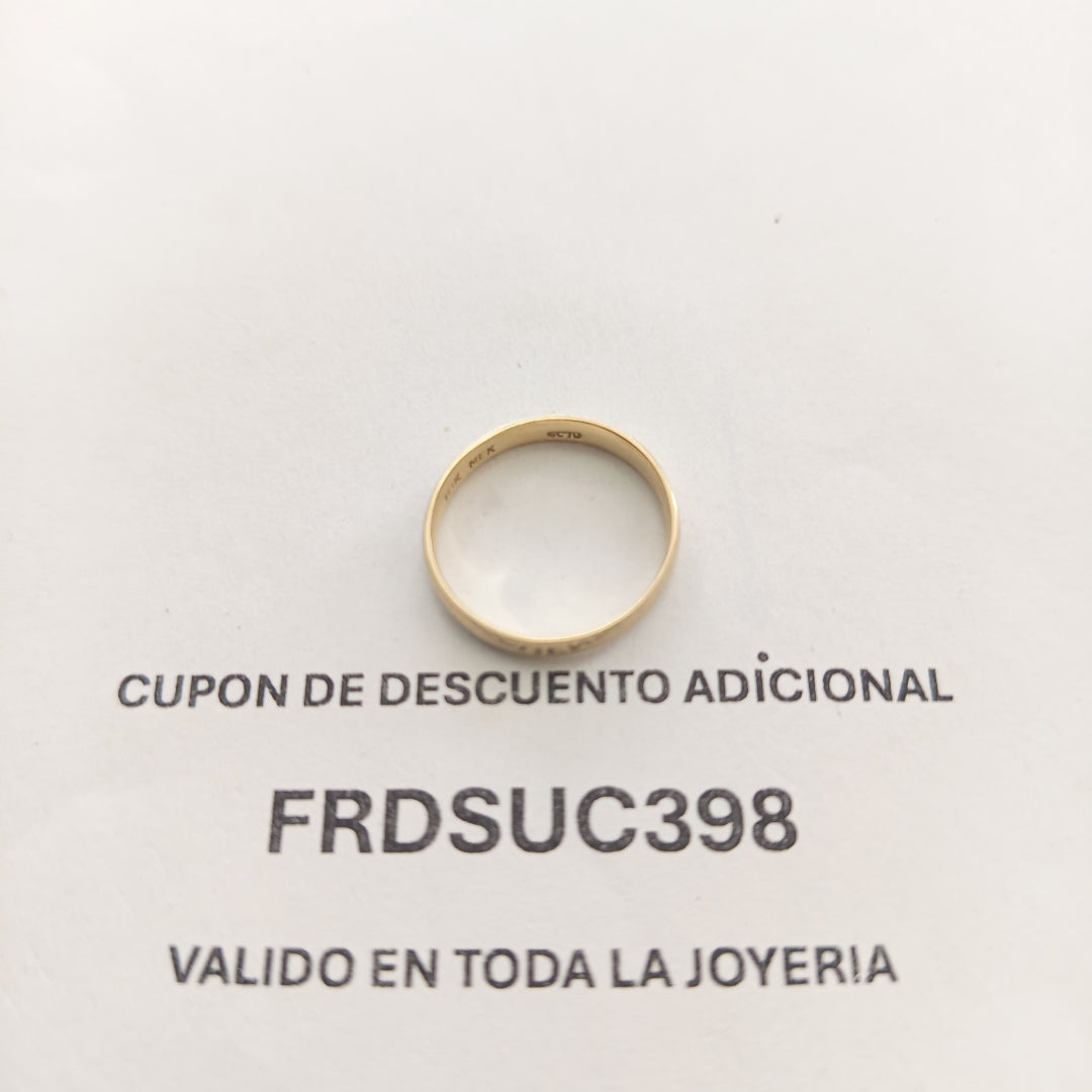 ARGOLLA ORO 10 K 2 GRMS (SEMINUEVO)