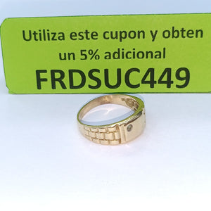 ANILLO ORO 10 K 3.3 GRMS (SEMINUEVO)