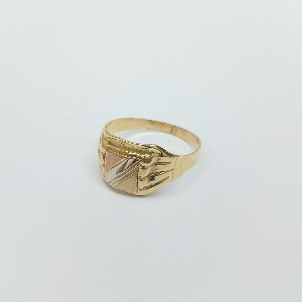 ANILLITO ORO, ORO COMBINADO 14 K 3.2 GRMS (SEMINUEVO)