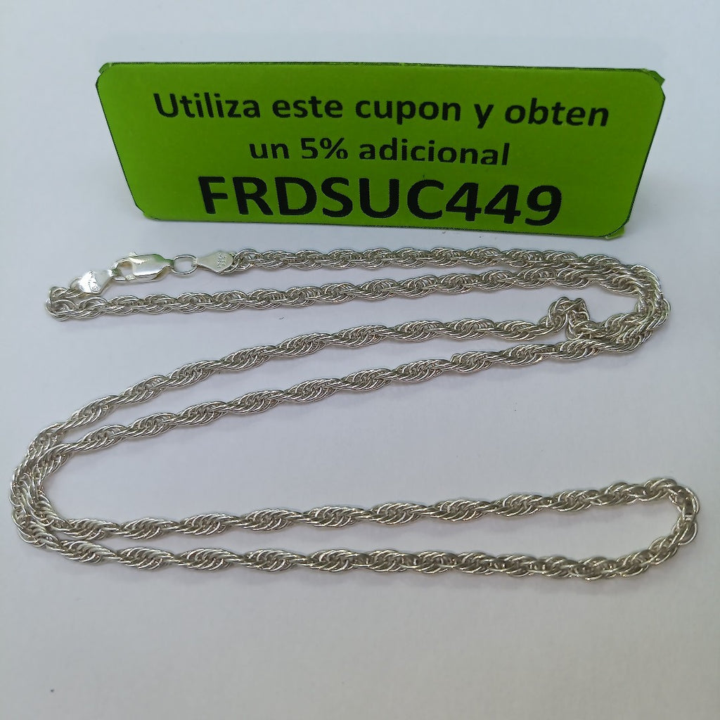 CADENA PLATA 11.1 GRMS (SEMINUEVO)