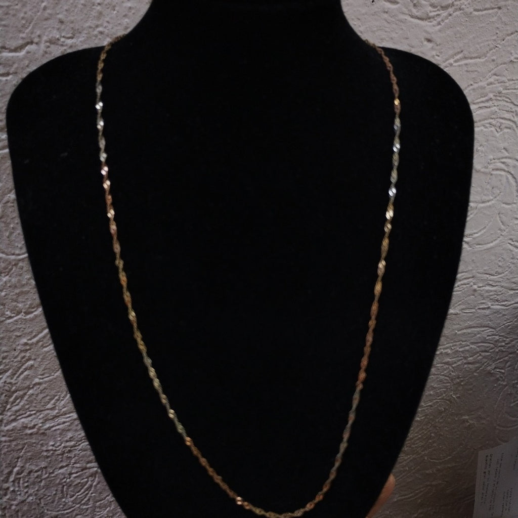 CADENA ORO COMBINADO 10 K 1.5 GRMS (SEMINUEVO)