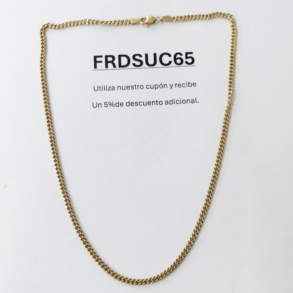 CADENA ORO 14 K 4,40 GRMS (SEMINUEVO)