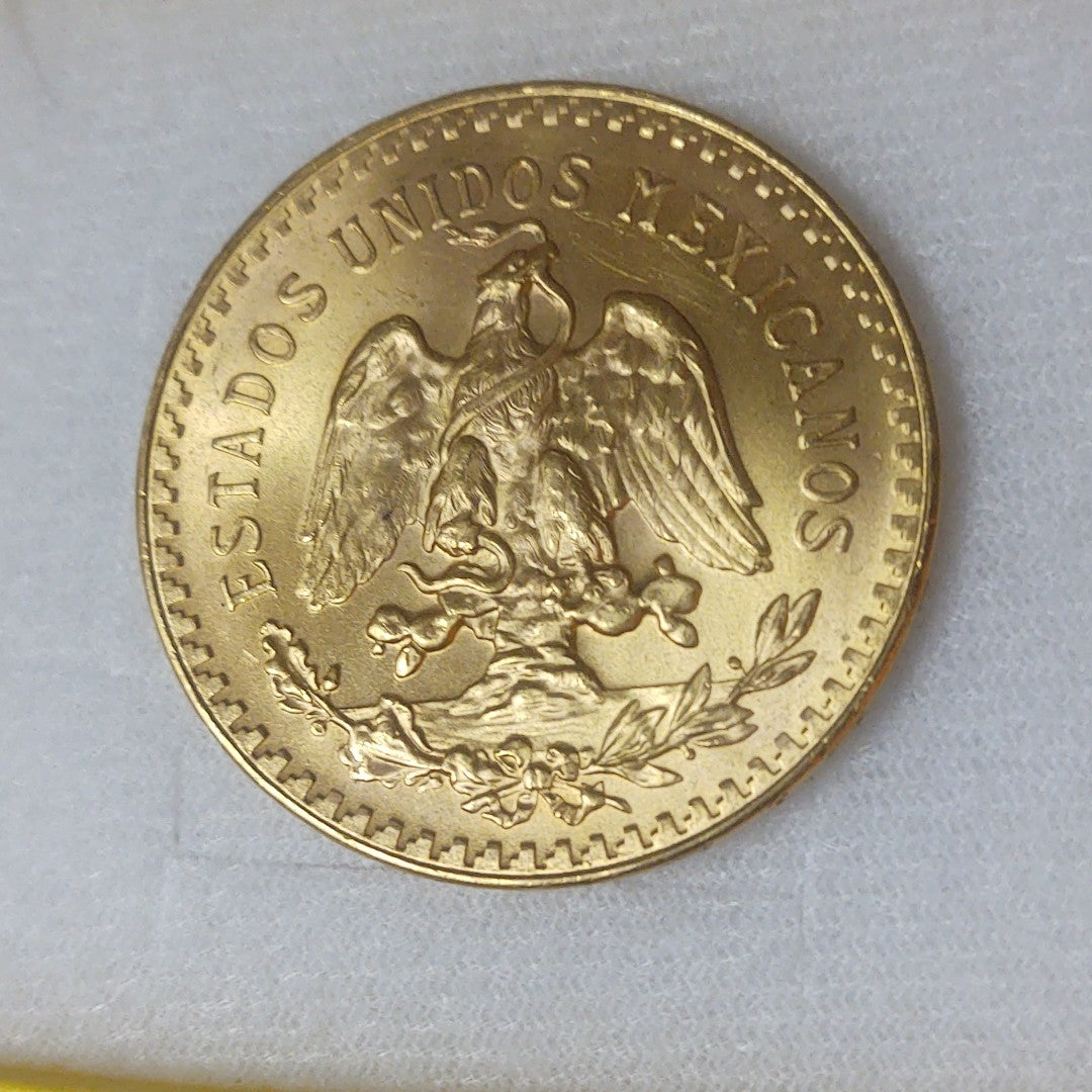 K1 41.6 GRMS 21 K IDENTIFICACIÓN MONEDA NOMINATIVA MONEDAS PESOS 50 PESOS (SEMINUEVO)