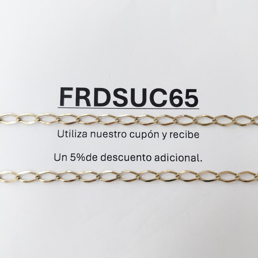 CADENA ORO 10 K 7.2 GRMS (SEMINUEVO)