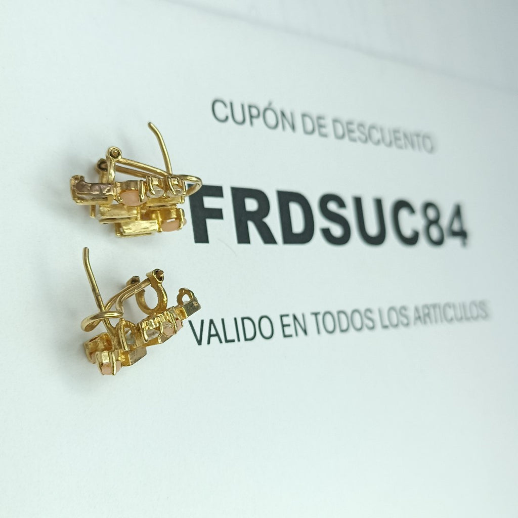 ARETES PAR ORO 10 K 4 GRMS (SEMINUEVO)