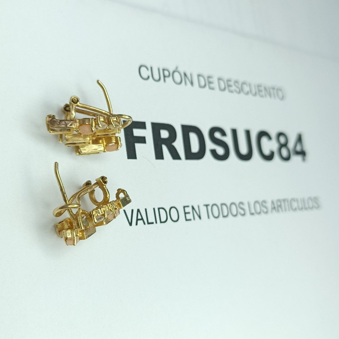 ARETES PAR ORO 10 K 4 GRMS (SEMINUEVO)