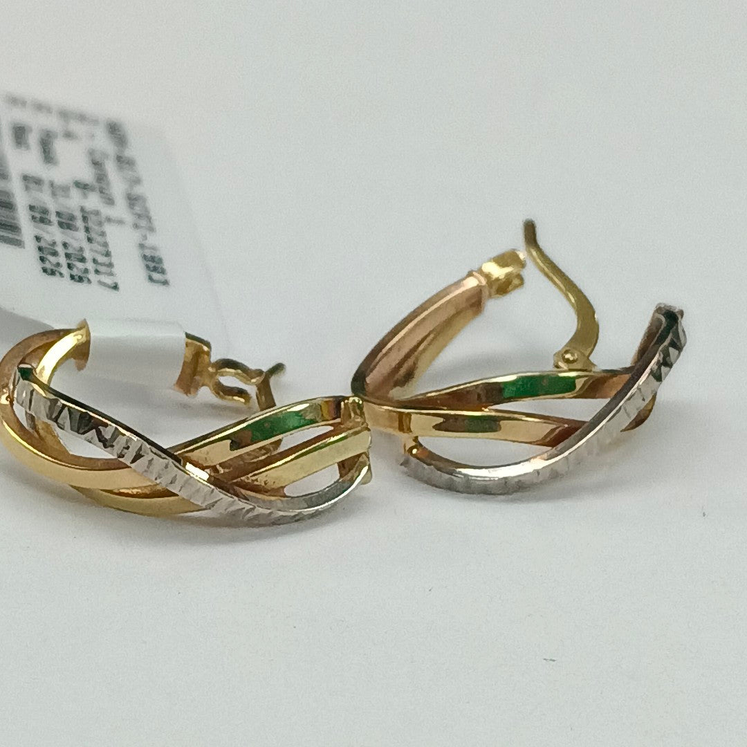 ARRACADAS PAR ORO 14 K 1.8 GRMS (SEMINUEVO)