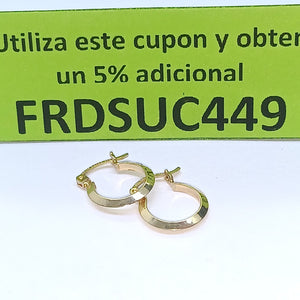 ARRACADAS PAR ORO 14 K 1,10 GRMS (SEMINUEVO)