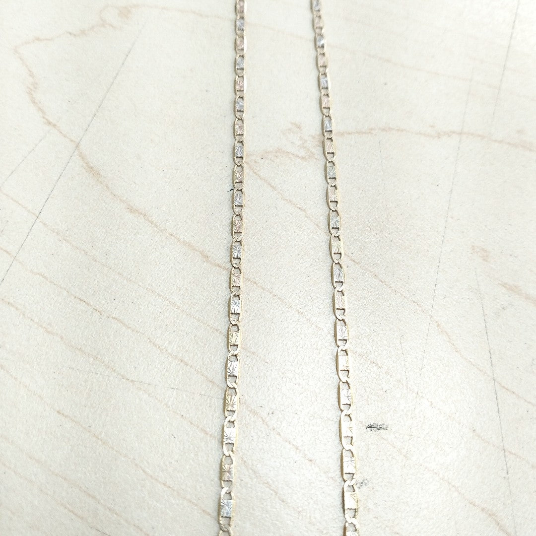 CADENA ORO COMBINADO 14 K 5,10 GRMS (SEMINUEVO)