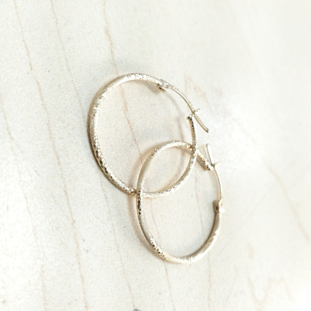 ARRACADAS PAR ORO 14 K 2,00 GRMS (SEMINUEVO)
