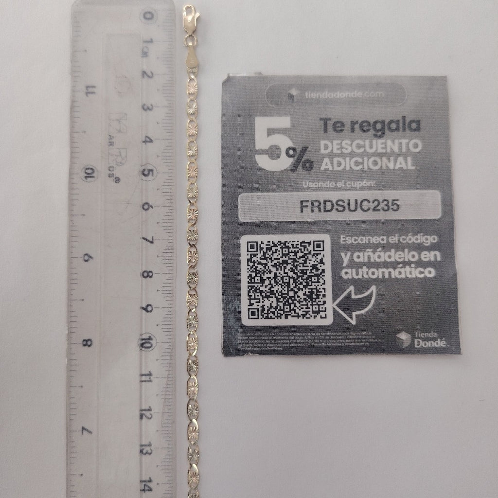 PULSERA GUCHI 14K 18 CM 3.1 GR (NUEVO)