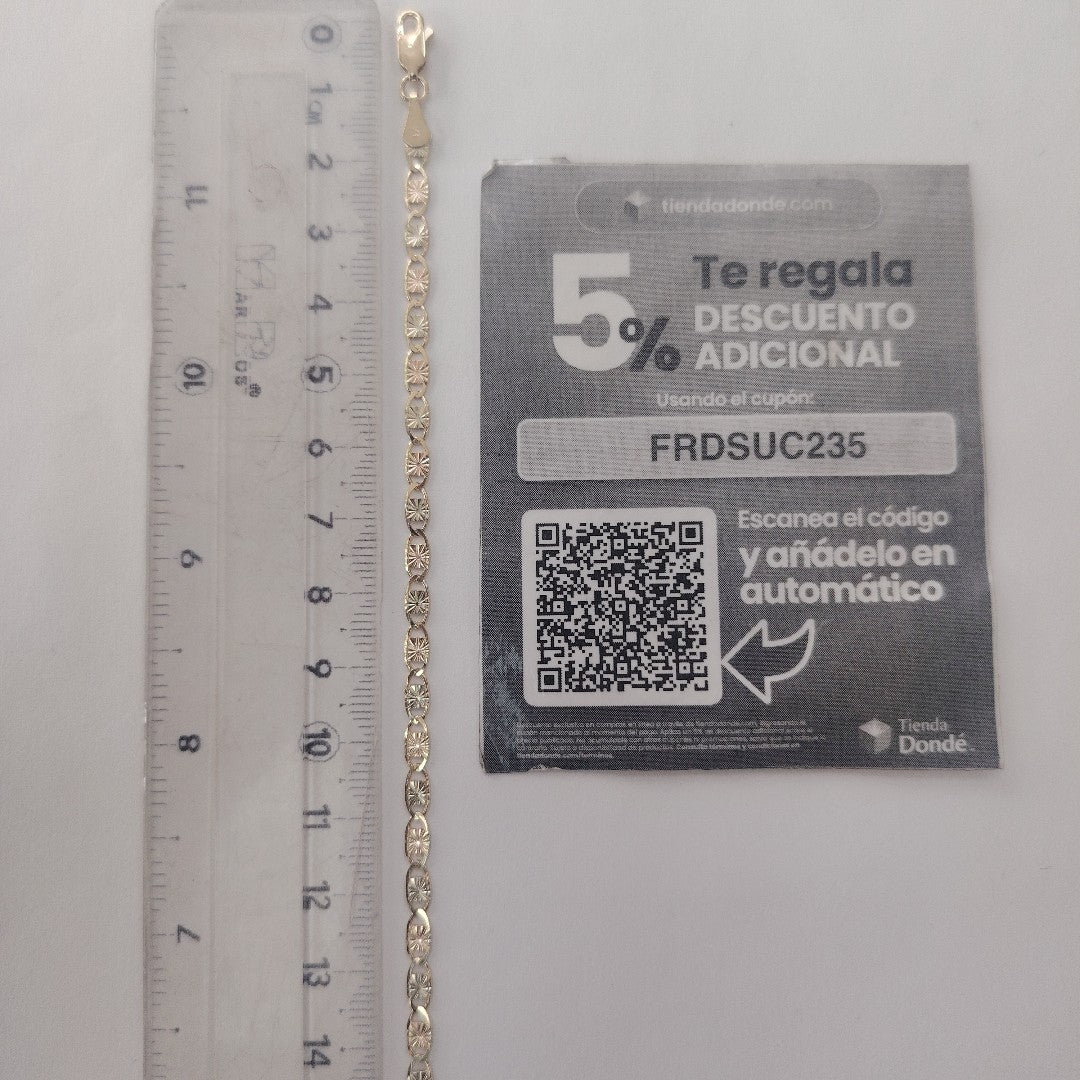 PULSERA GUCHI 14K 18 CM 3.1 GR (NUEVO)