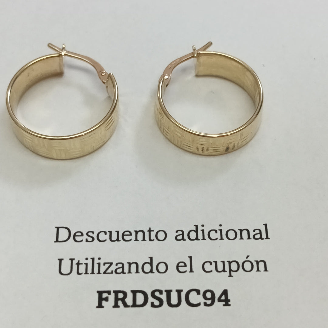 ARRACADAS ORO 10K 2.2 (NUEVO)